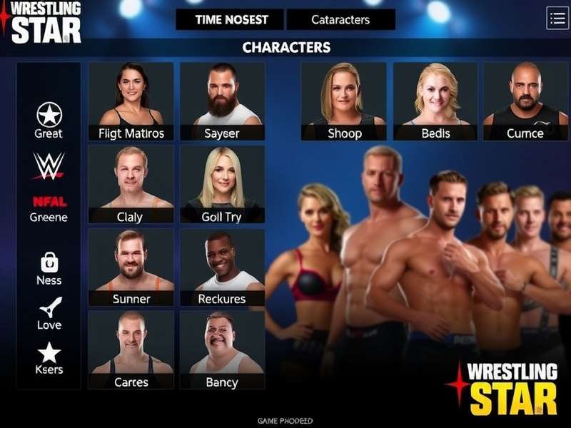 Legends Wrestling Star Game Screenshot